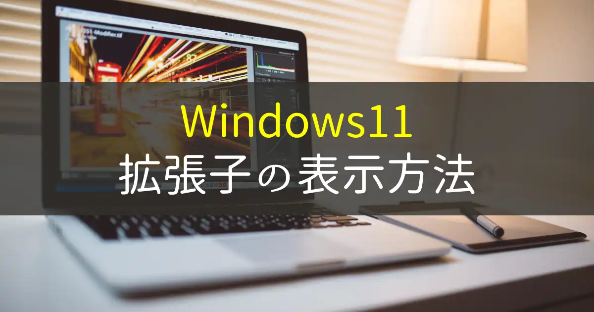 windows11で拡張子を表示